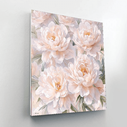 Berthe Morisot Inspired Blooming Peonies  Paint By Numbers Art