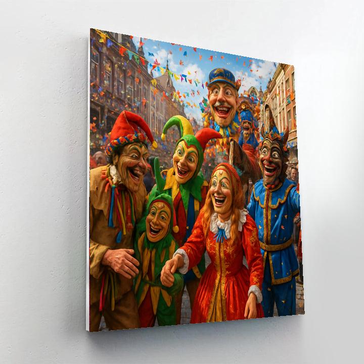 Carnival Of Flanders - Belgium Paint By Numbers Kits