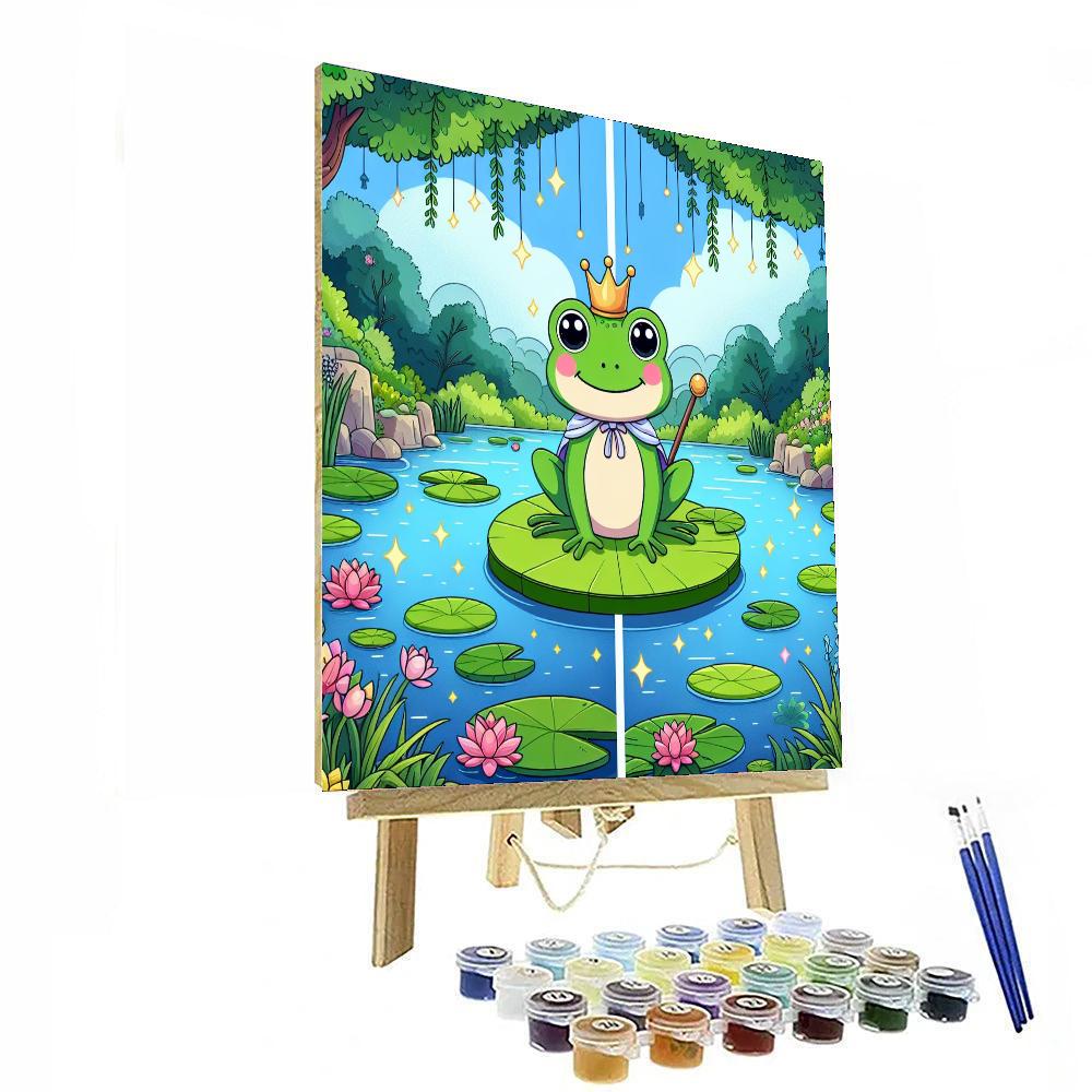 Frog Prince Lily Pad Numbered Painting Kits