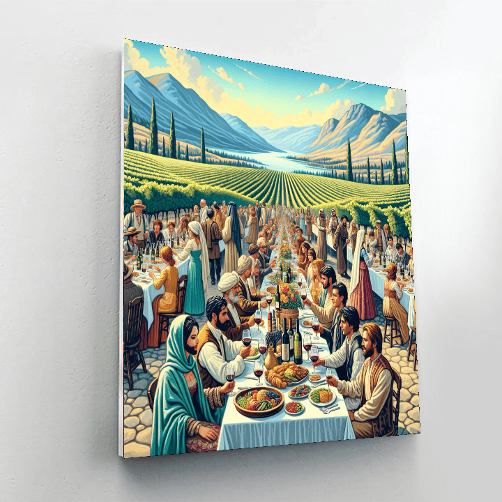 Okanagan Wine Festival Painting By Numbers Kit
