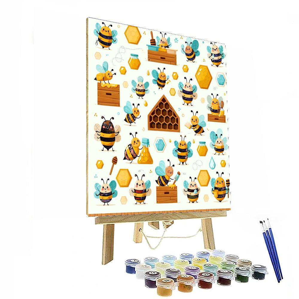 Harmonious Hive Paint By Numbers