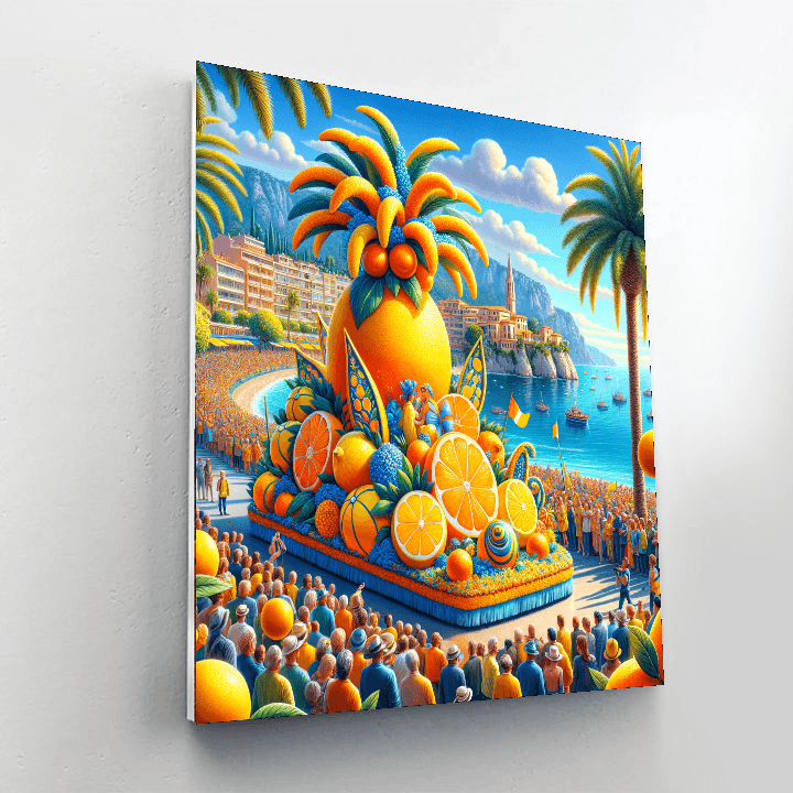 Lemon Festival - Menton Painting By Numbers Kit