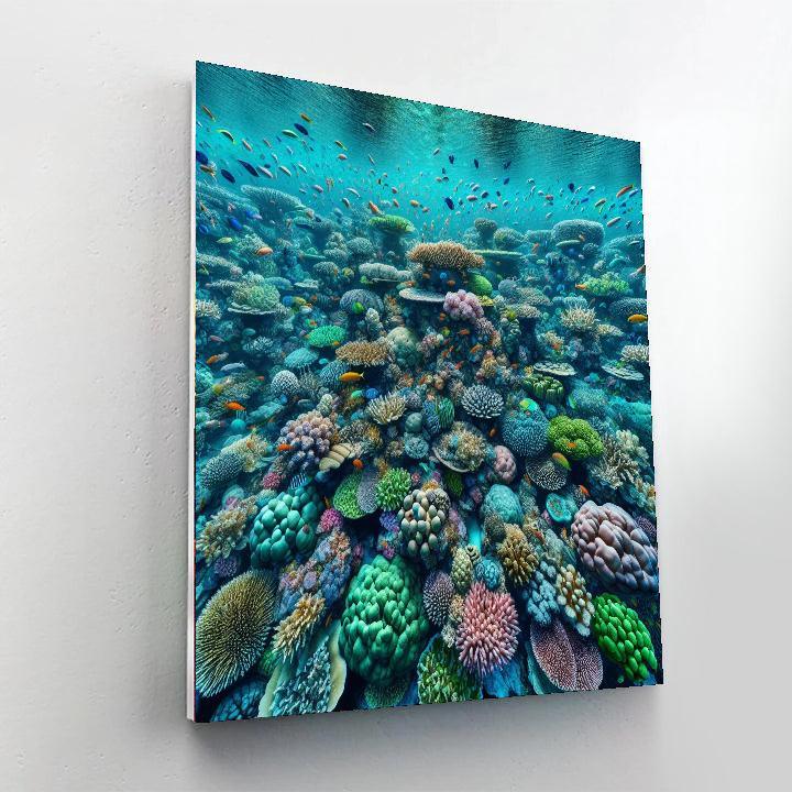Undersea Coral Reef Numbered Painting Kits