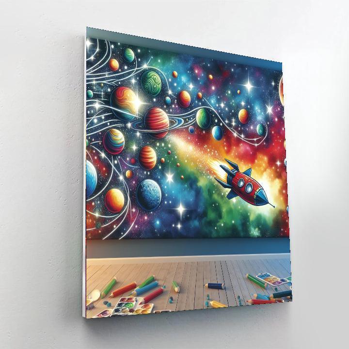 Incredible Space Exploration Numbered Painting Kits