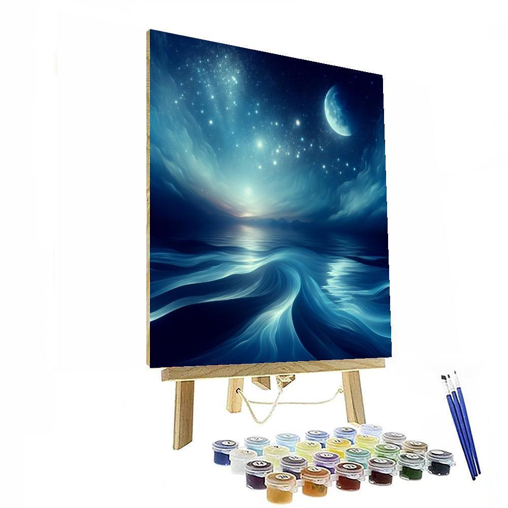 Celestial Dreams Of The Sea Painting Number Kit