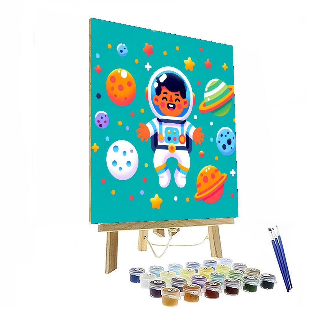 Space Ranger Astronaut Numbered Painting Kits