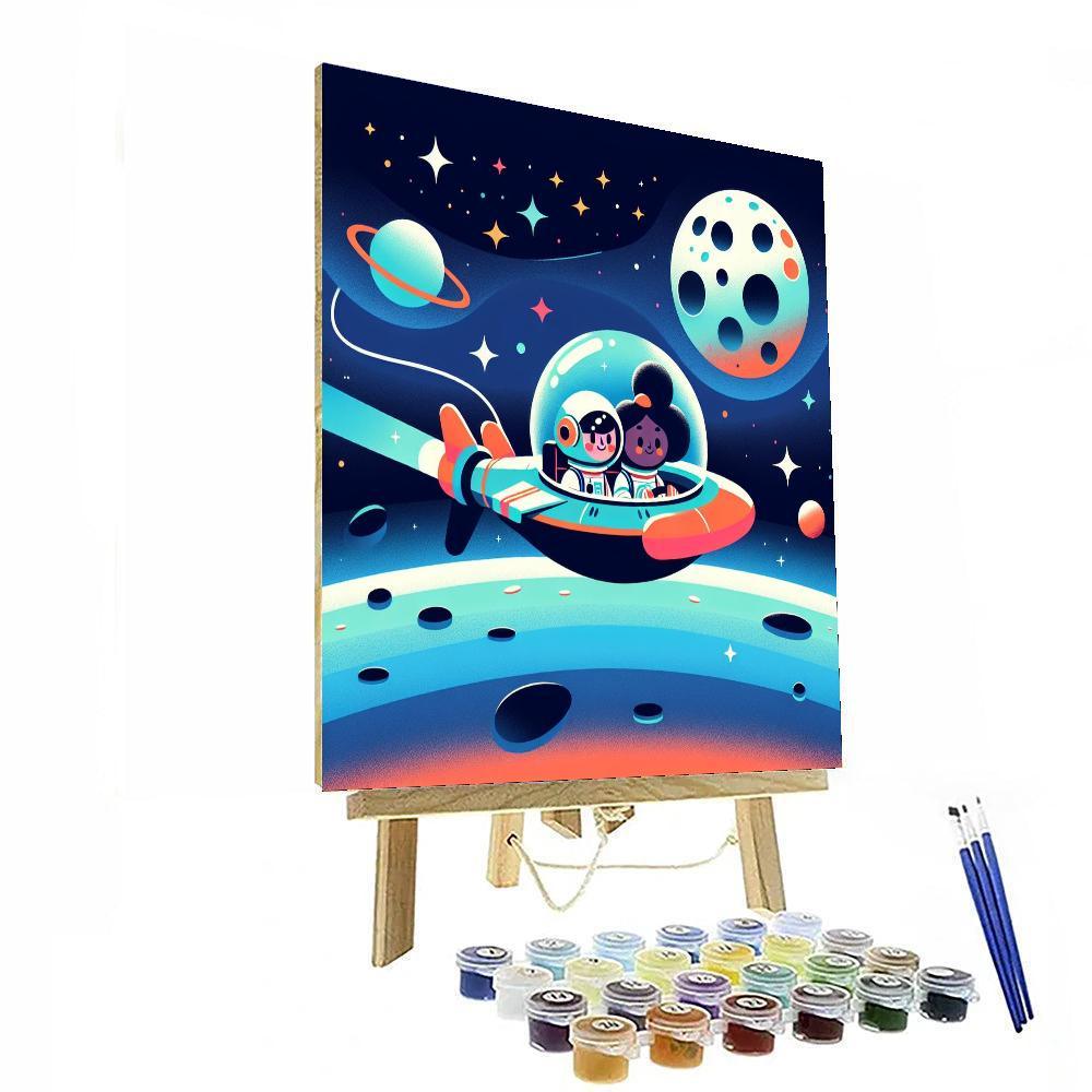 Lunar Launch Adventure Paint By Number