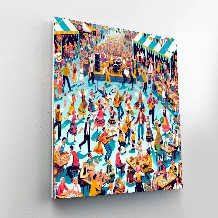 Folk Festival - Australia Paint By Numbers Kits