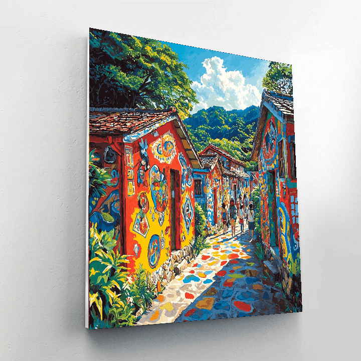 Rainbow Village - Taichung Paint By Numbers