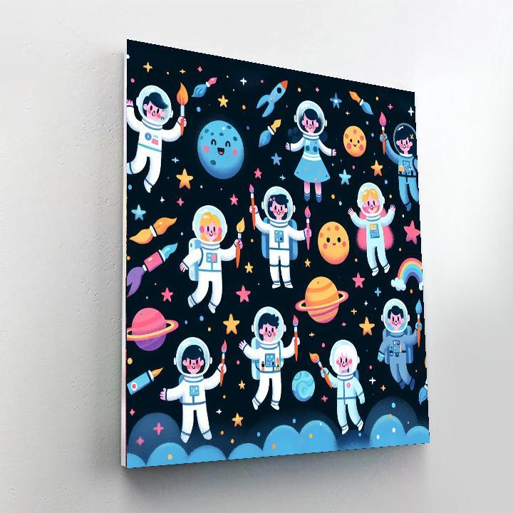 Artful Adventures In Space Painting By Numbers Kit
