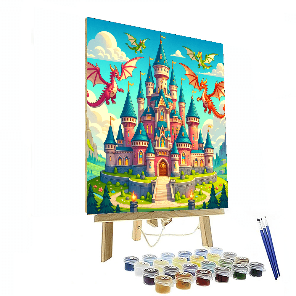 Magic Castle Quest Paint By Numbers