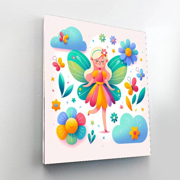 Joyful Fairy Paint By Number