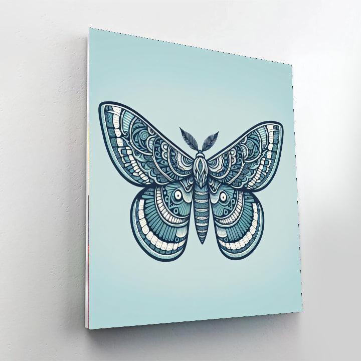 Magical Moths Paint By Numbers Art
