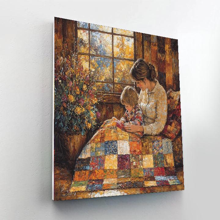 Warm Hearts, Cozy Quilts Painting By Numbers Kit