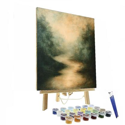 Nandalal Bose Inspired Serenade Of Shadows  Painting Number Kit