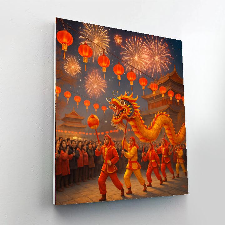 Lunar New Year Festival - Beijing, China Numbered Painting Kits