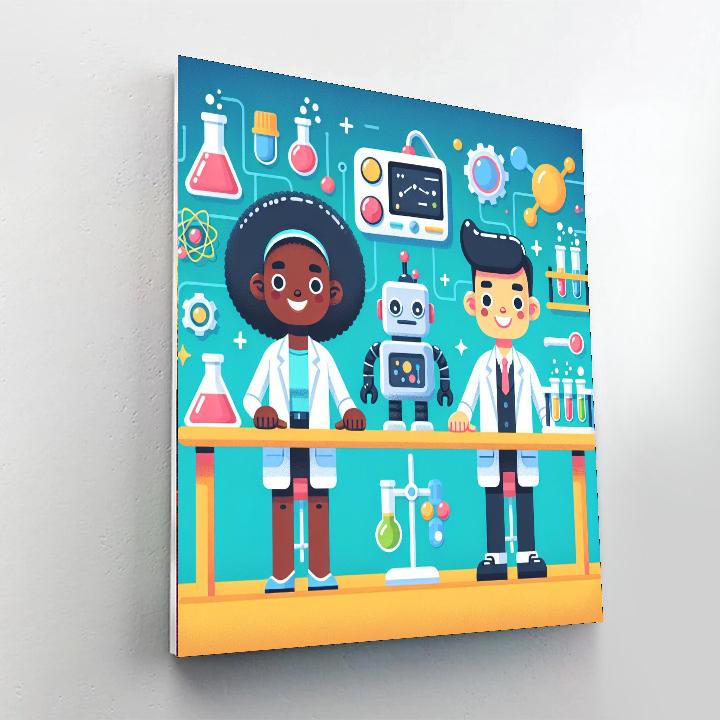 Science Safari Number Painting