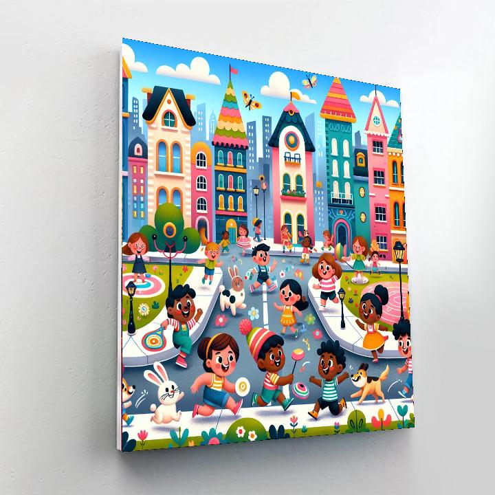 Fantastic City Of Dreams Paint By Numbers