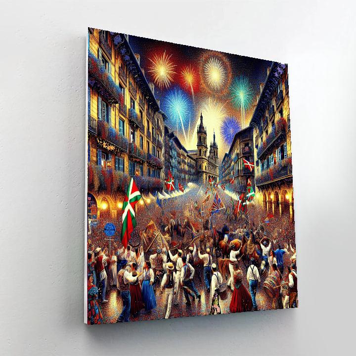 Semana Grande - Bilbao, Spain Painting Number Kit