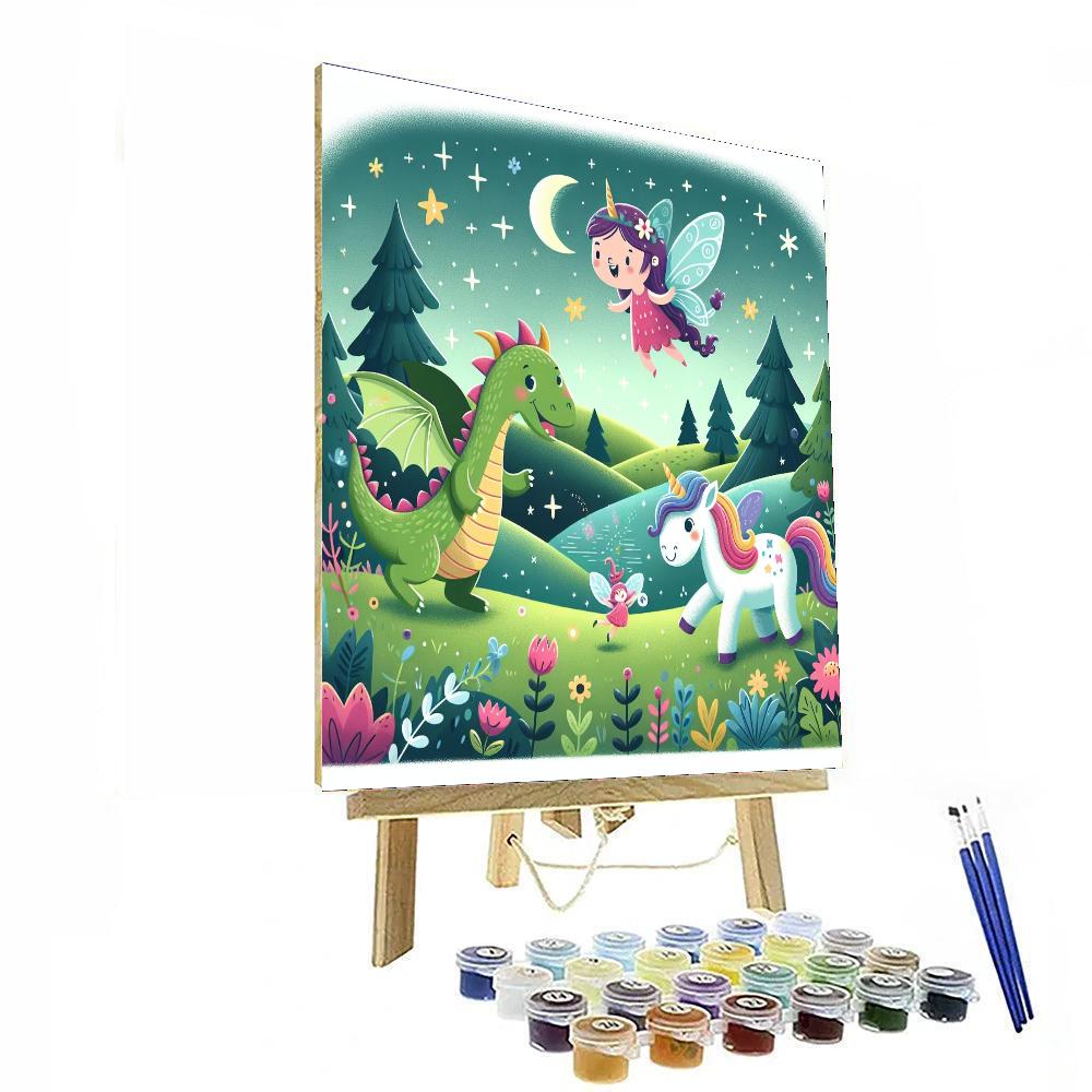Charming Fairy Tale Creatures Numbered Painting Kits