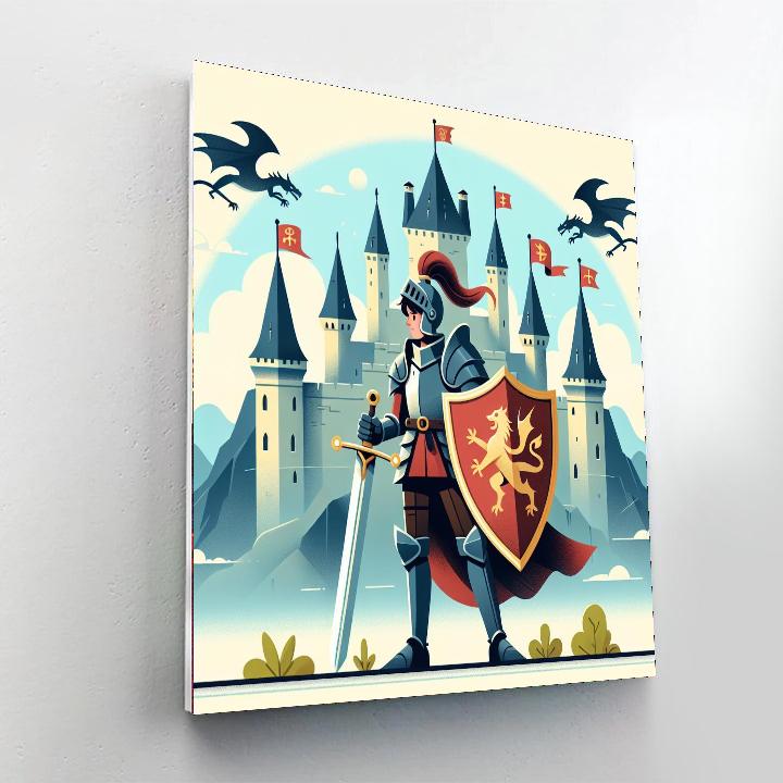 Medieval Kingdom Conquest Painting Number Kit