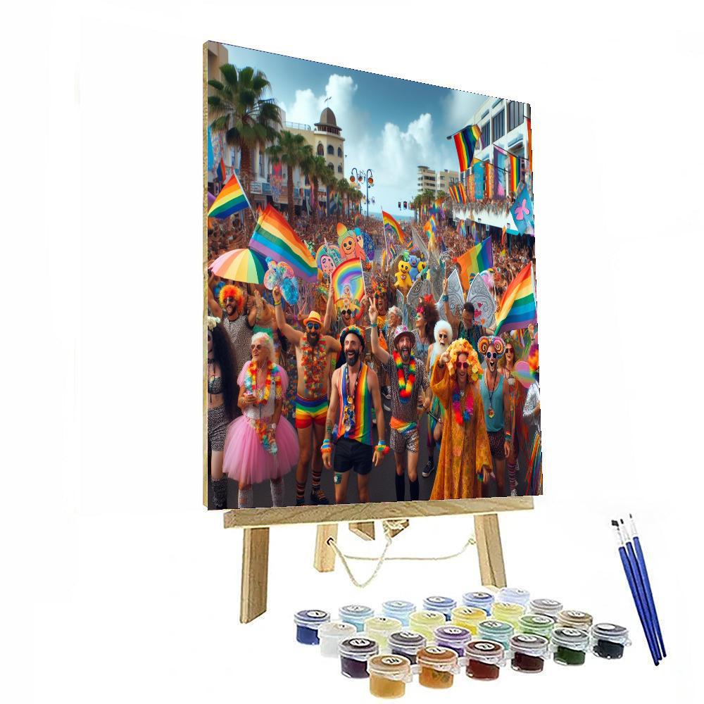 Brighton Pride - United Kingdom Number Painting