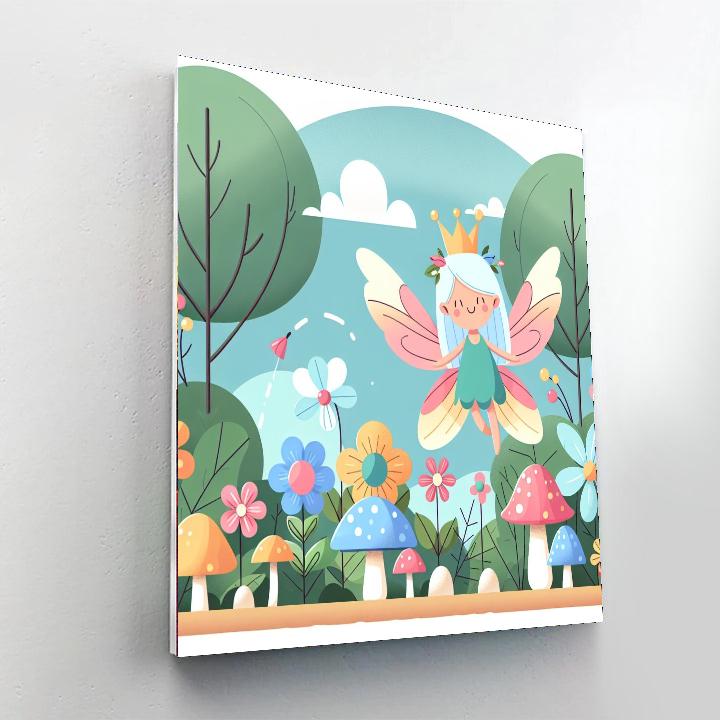 Nature Fairy Habitat DIY Paint By Numbers