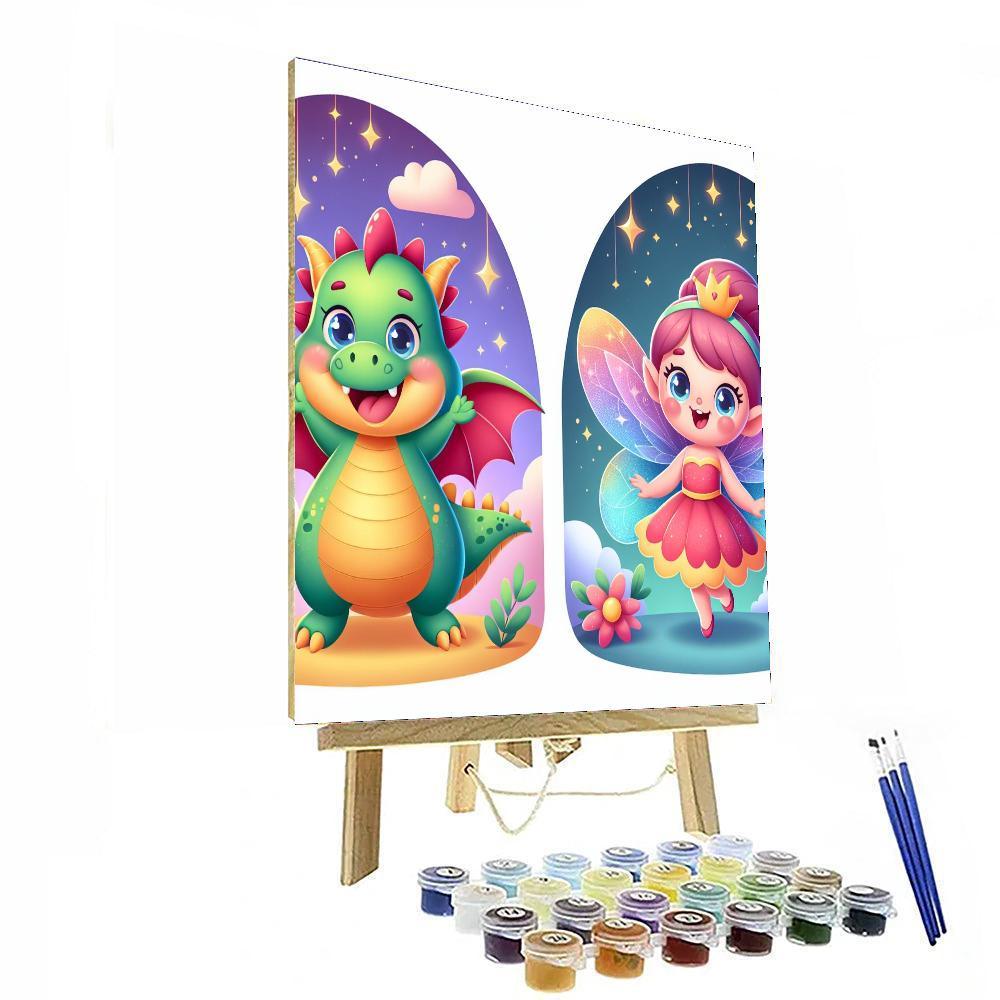 Charming Fantasy Creatures Painting By Numbers Kit