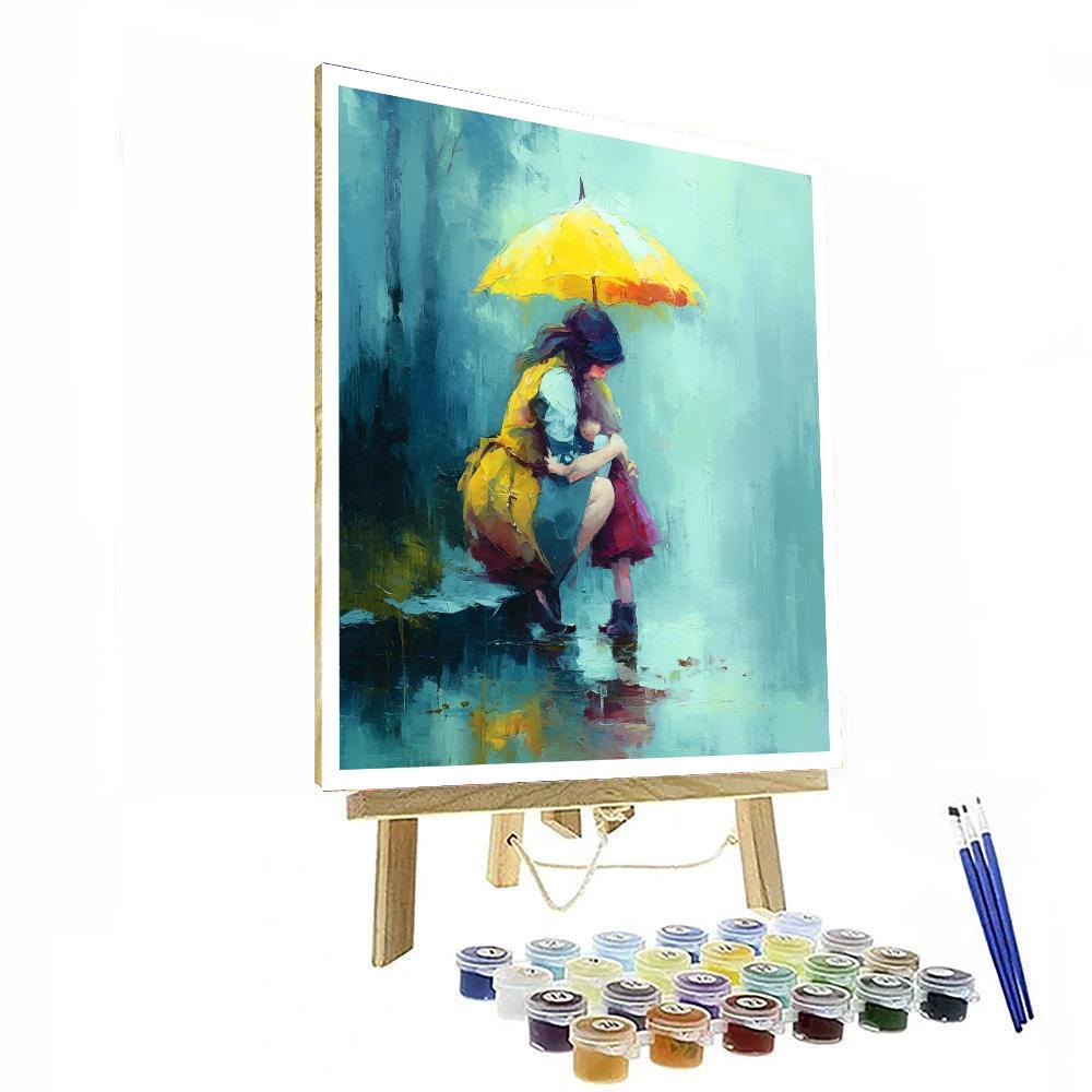 Under The Rain Of Love Paint By Color