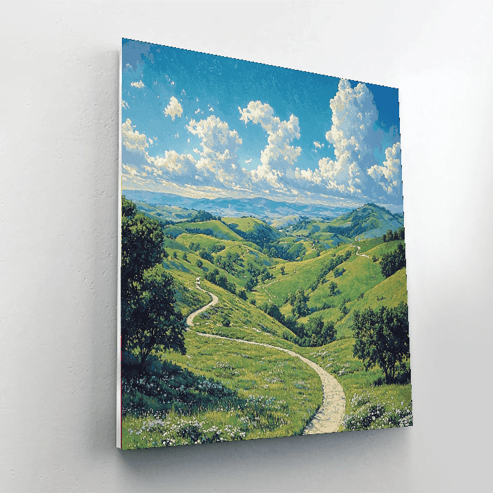 Albert Bierstadt Inspired Majestic Highlands  Paint By Numbers Kits