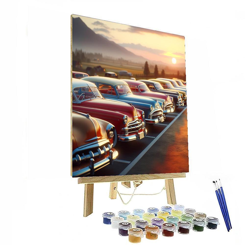 Timeless Vintage Cars - DIY Painting By Numbers Kit – Artistry Rack