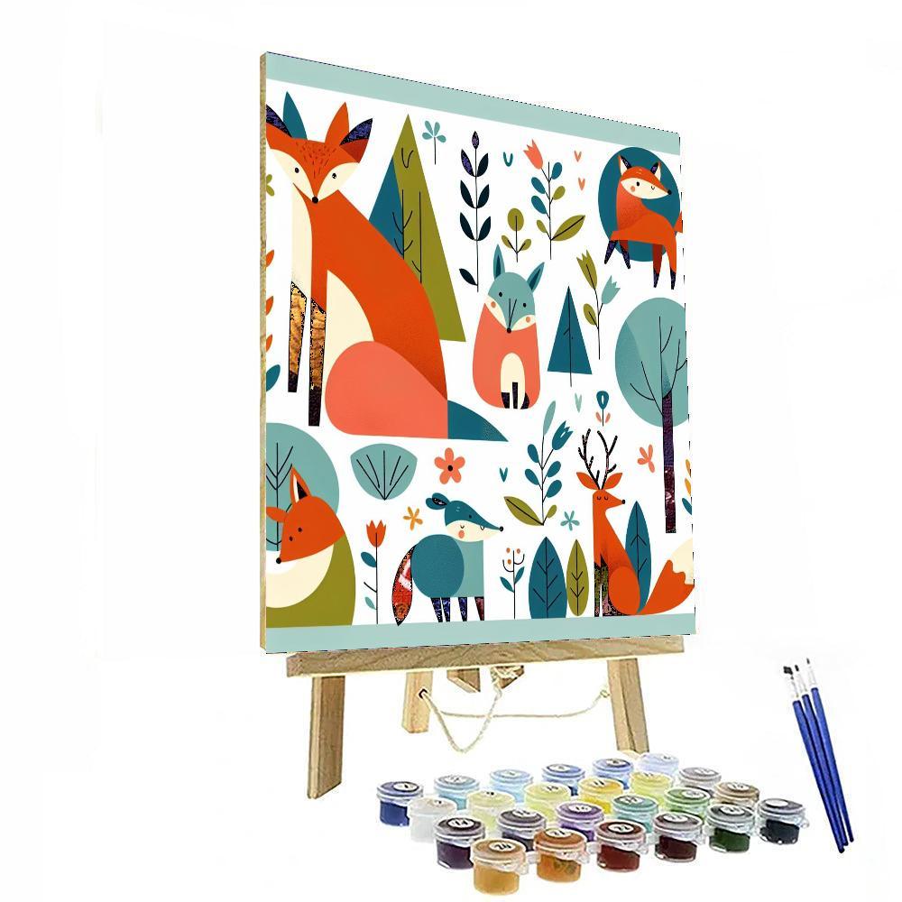 Woodland Fantasy Adventure Paint By Numbers Art