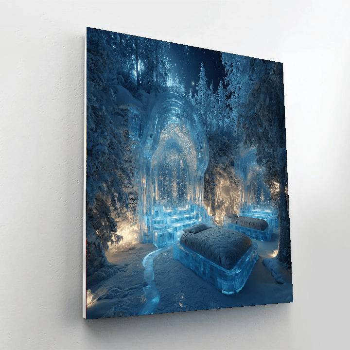 Ice Hotel - Jukkasjärvi, Sweden Numbered Painting Kits