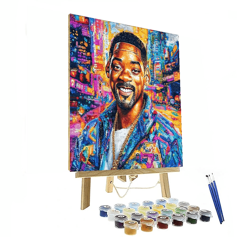 Will Smith: The Charismatic Legend Of The Silver Screen Paint By Numbers