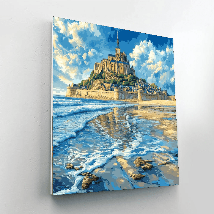 The Mont-saint-michel Numbered Painting Kits