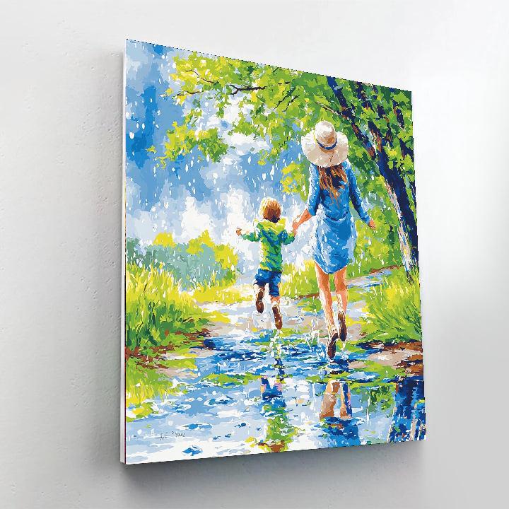 Joyful Splashing Numbered Painting Kits