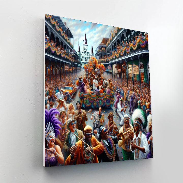 Mardi Gras In New Orleans - Usa Paint By Numbers