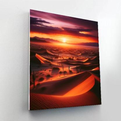 Desert Sunset Reverie Paint By Number