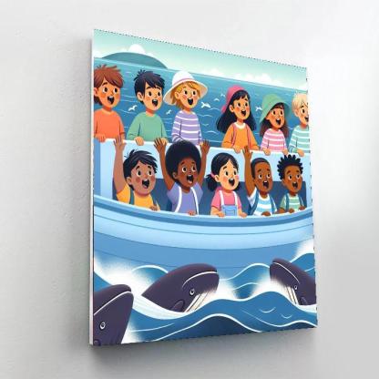Whale Watcher Excursion Paint By Number