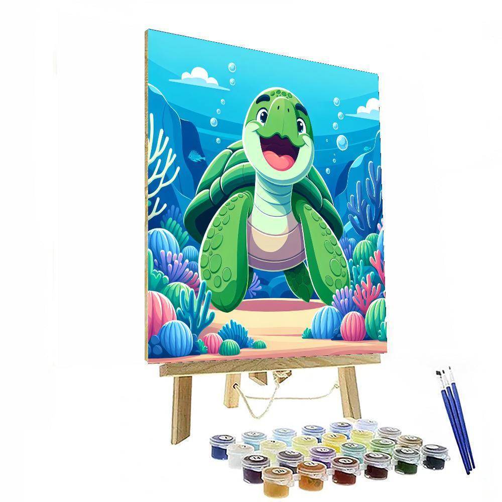 Gigantic Turtle Paint By Number