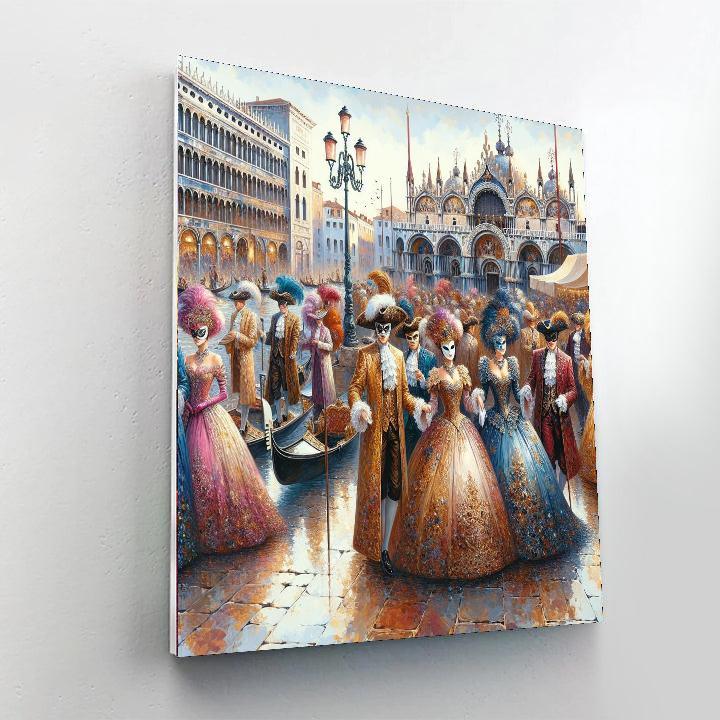 Venice Carnival - Venice Number Painting