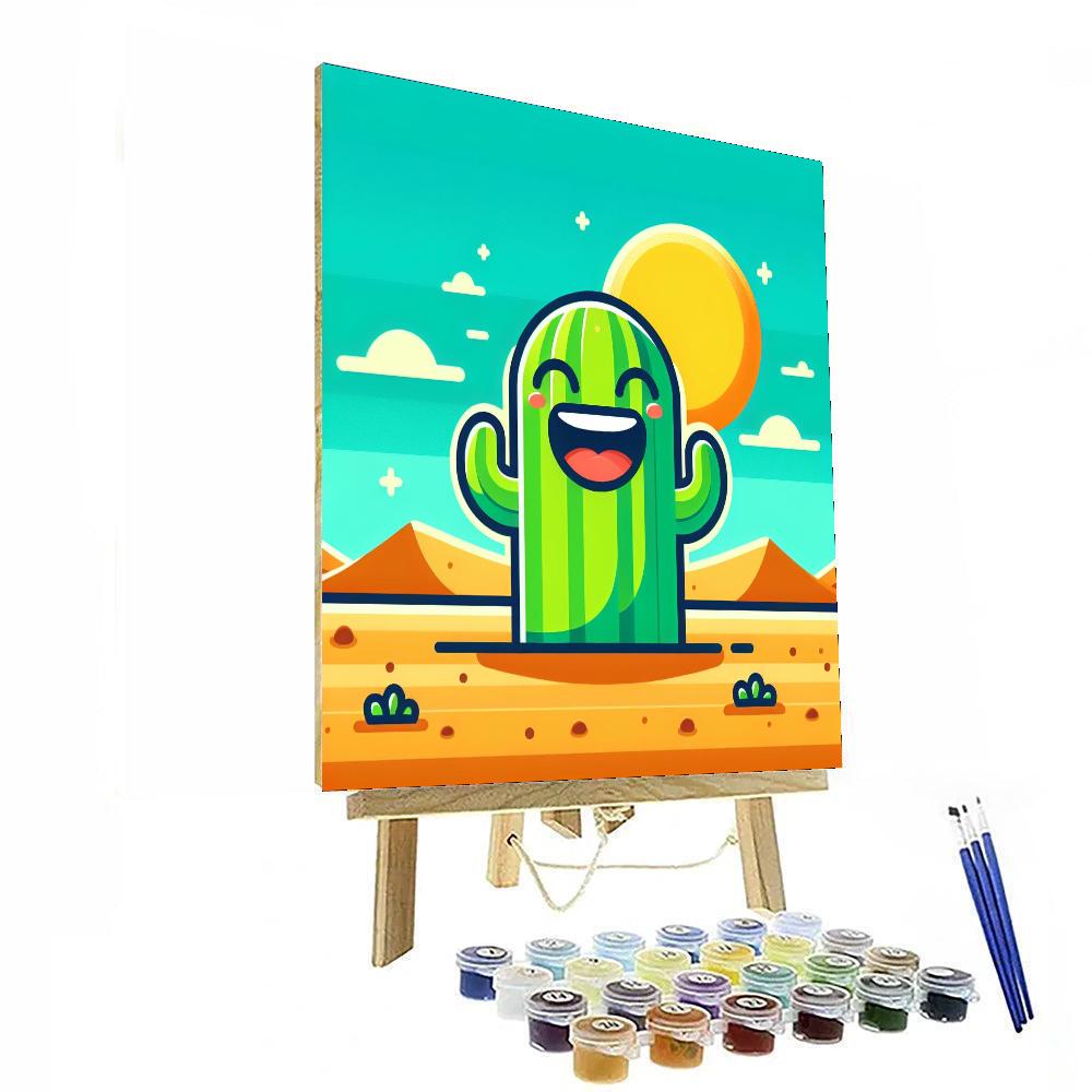 Cheery Cactus Adventure Paint By Numbers Kits