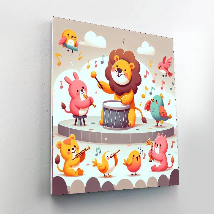 Animal Orchestra Adventure Painting By Numbers Kit