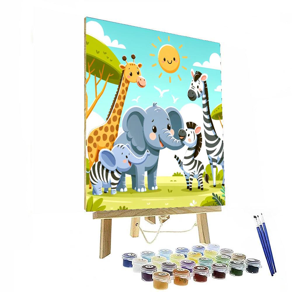 Adventure Safari Quest Painting Number Kit