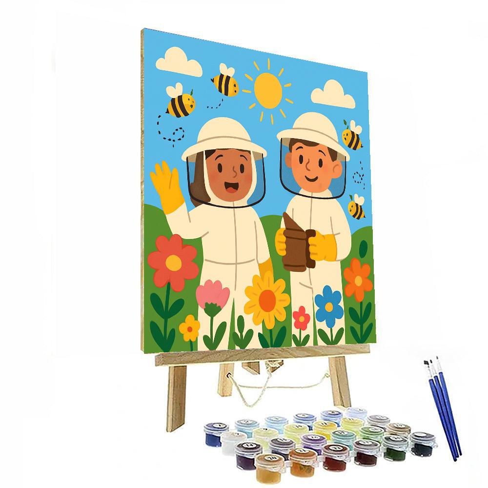 Busy Little Beekeepers Painting By Numbers Kit