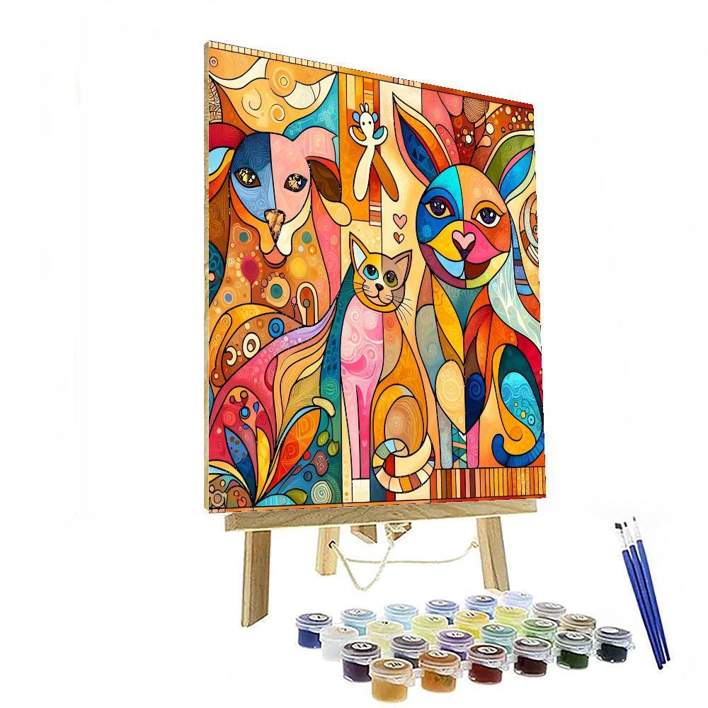Artistic Pet Portraits Paint By Numbers Art