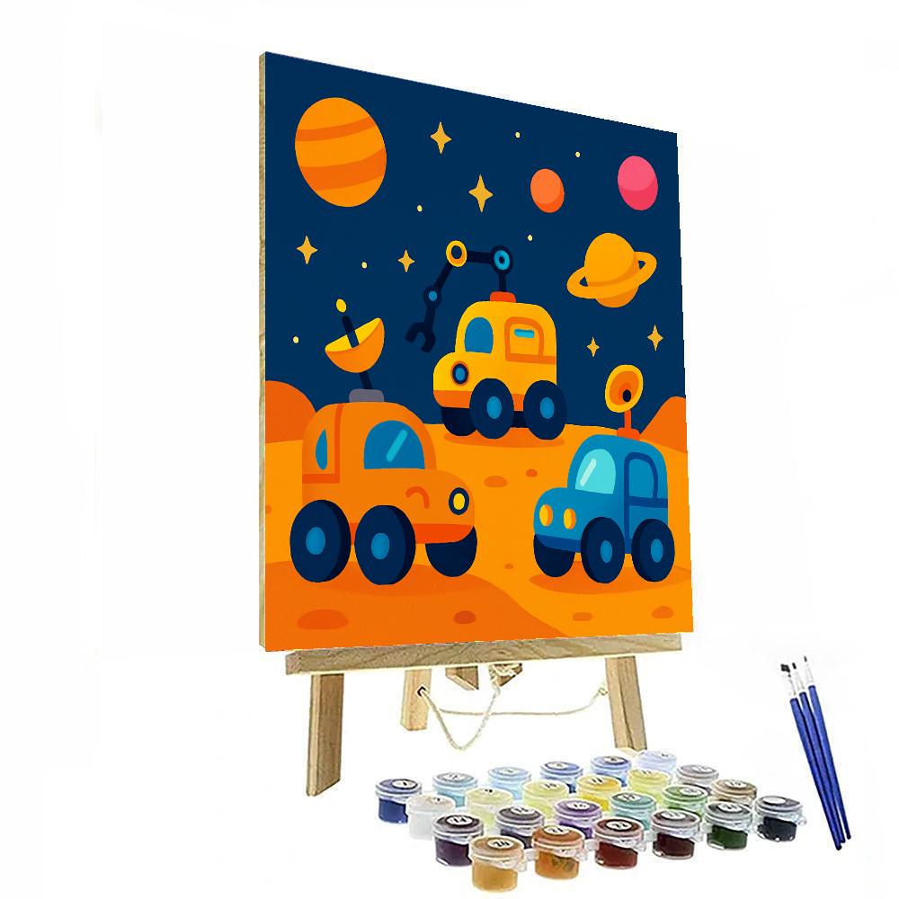 Space Rovers Numbered Painting Kits