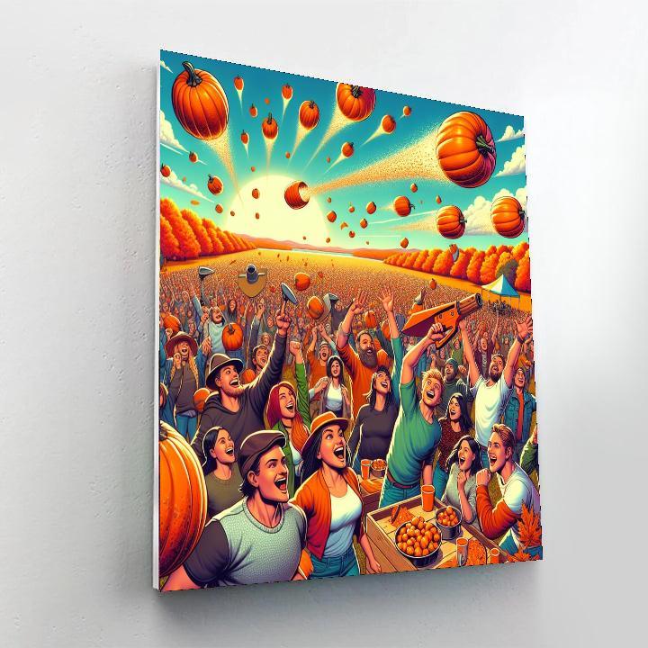 Punkin Chunkin Festival - Usa Number Painting