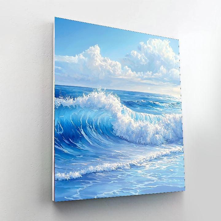 Michelangelo Inspired Ethereal Symphony  Painting Number Kit