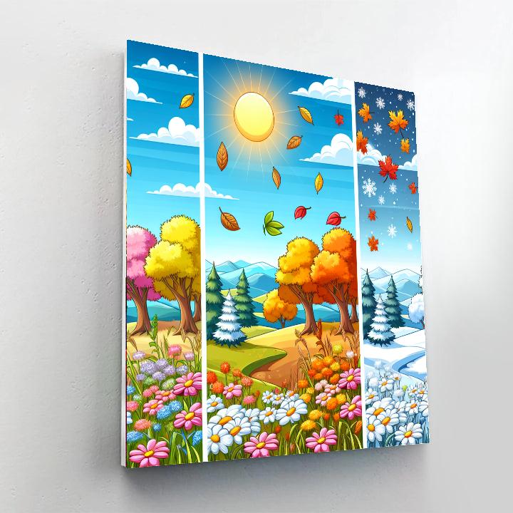 Cheerful Seasonal Celebrations Paint By Numbers Kits